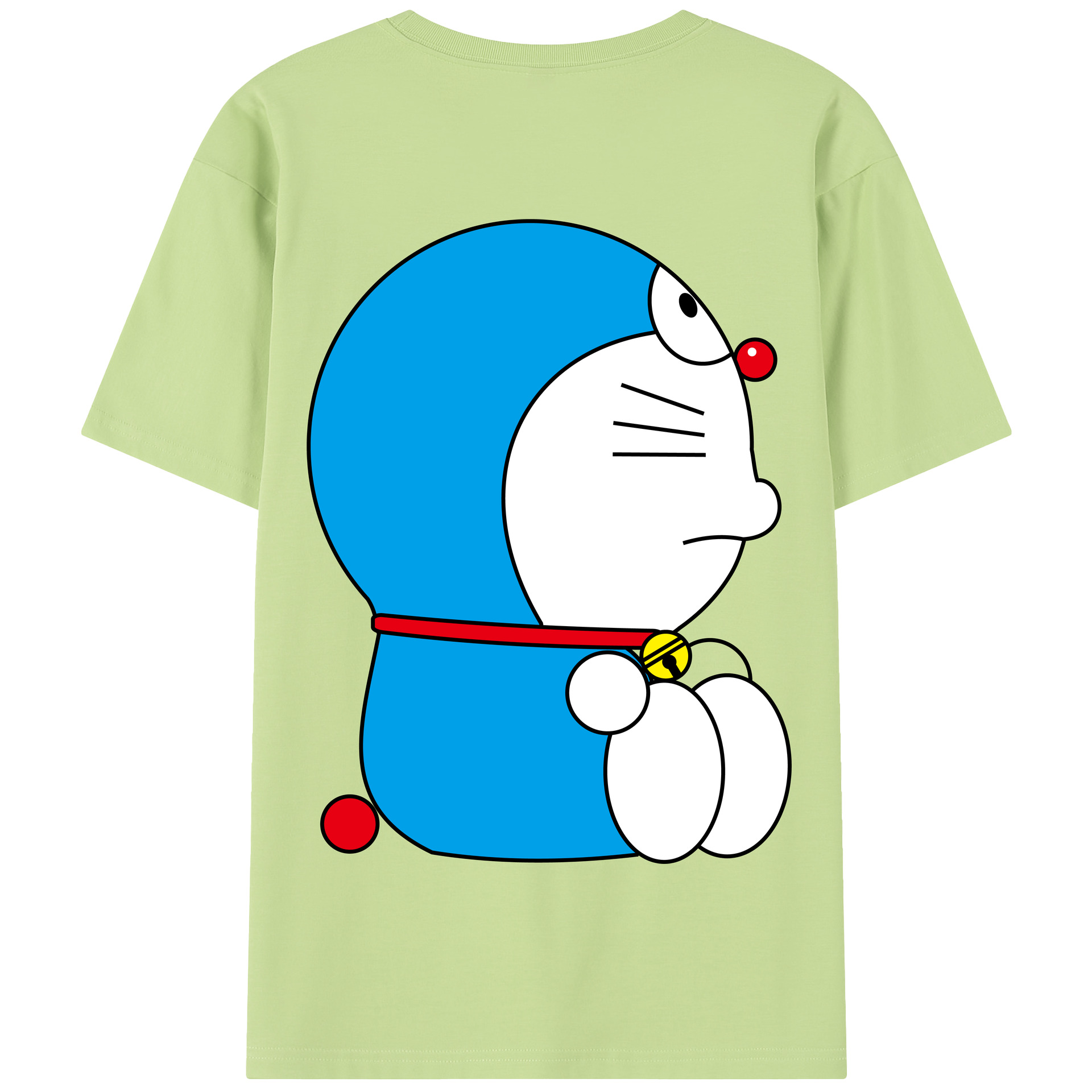 （画像用） ドラえもん Doraemon 綿100％半袖Tシャツ（背面プリント）